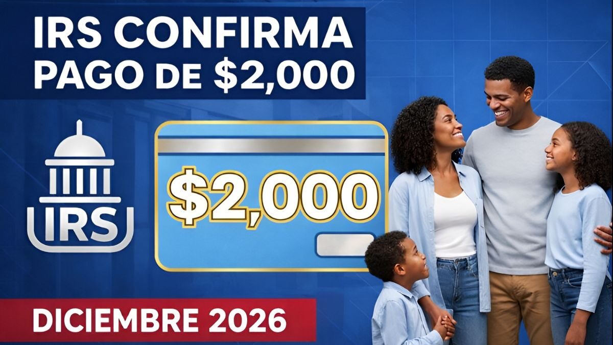 El IRS anuncia un depósito de $2,000 para...